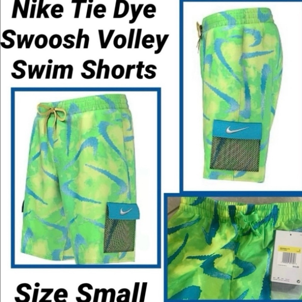 Nike Tie Dye Swoosh Volley Swim Shorts